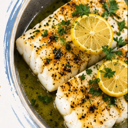 Lemon Herb Cod FJD Recipe Card - Free Download