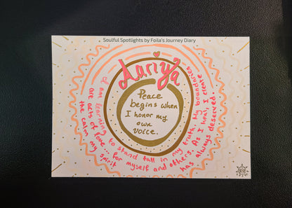 Soulful Spotlight Card