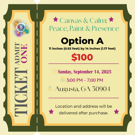 Canvas & Calm: Peace, Paint & Presence Event Ticket