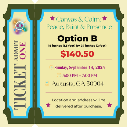 Canvas & Calm: Peace, Paint & Presence Event Ticket