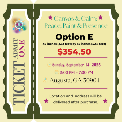 Canvas & Calm: Peace, Paint & Presence Event Ticket