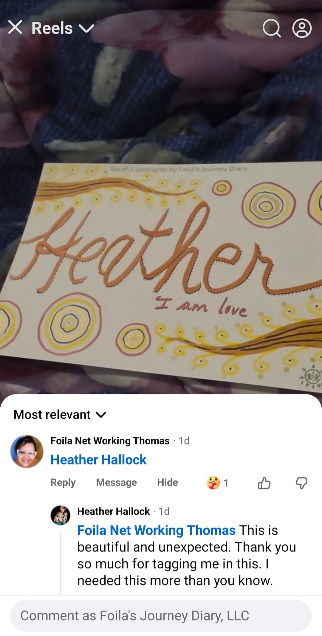 Soulful Spotlight Card