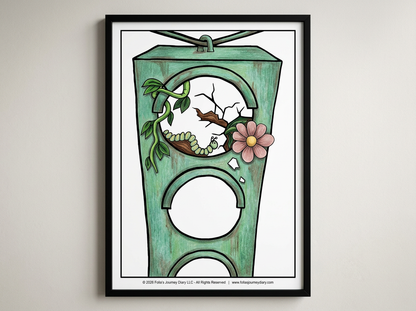 Reflection Coloring Cards Collections