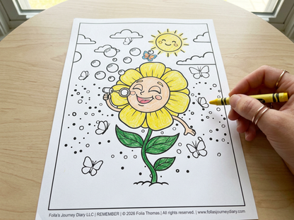 Reflection Coloring Cards Collections