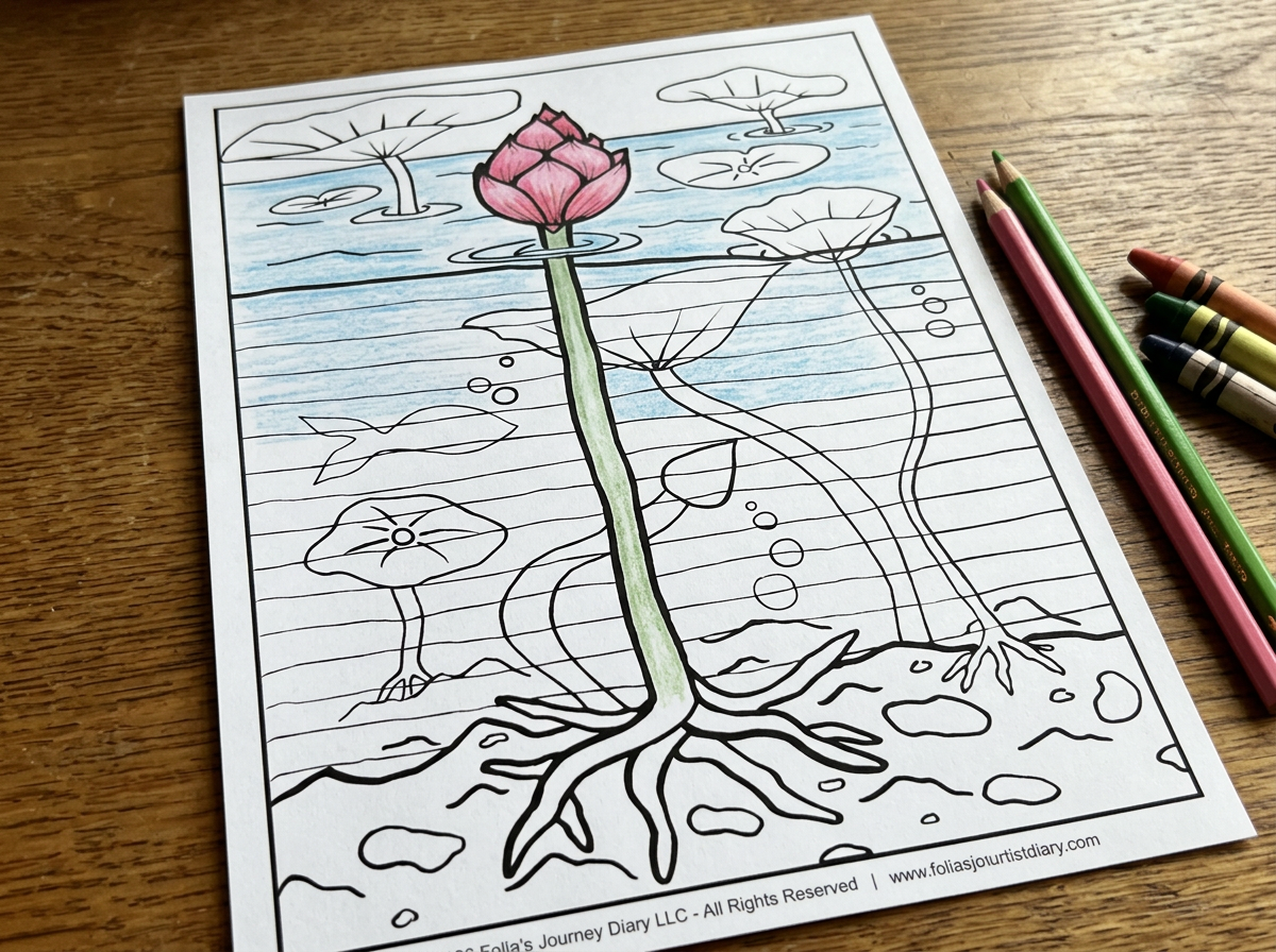 Reflection Coloring Cards Collections