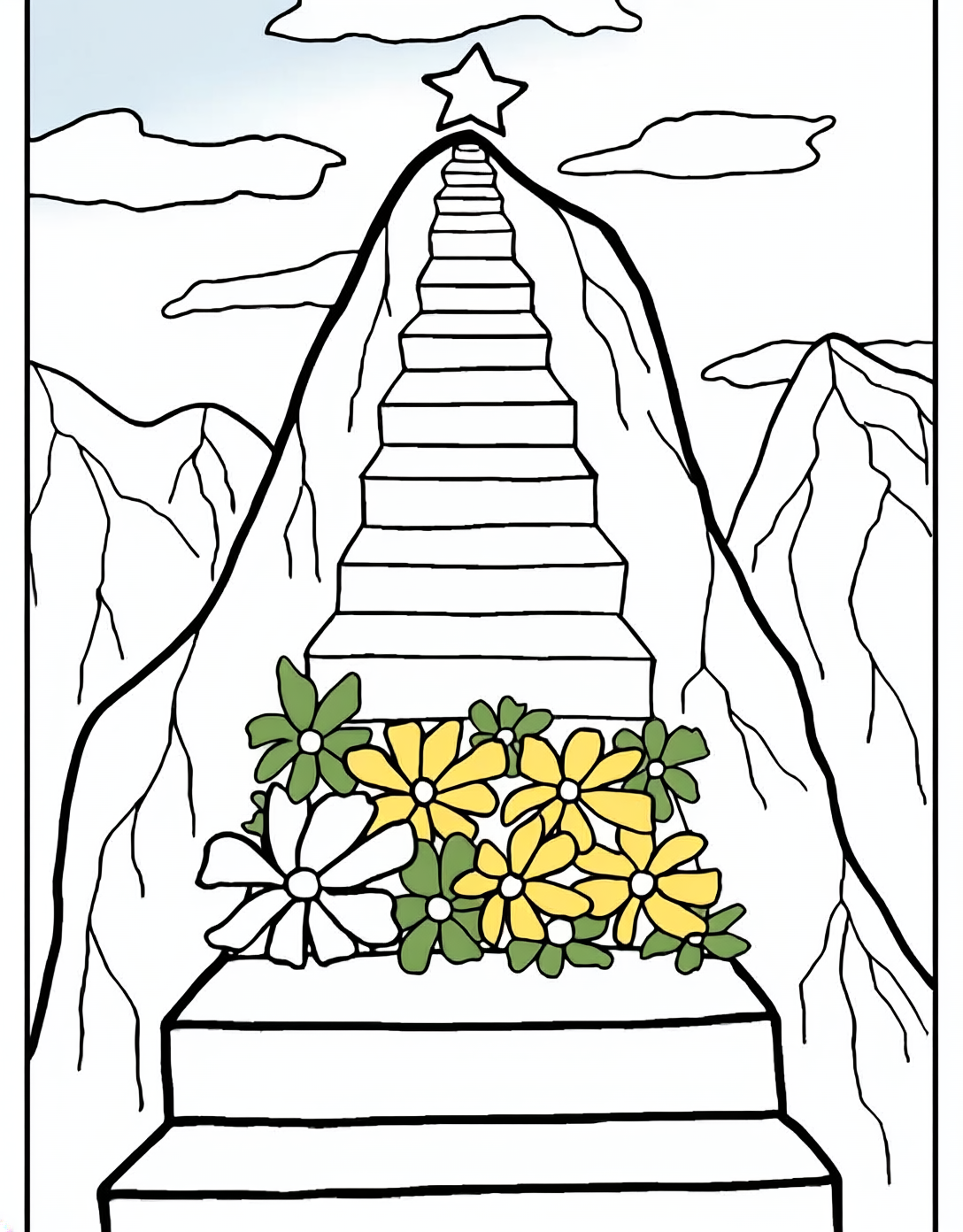 Reflection Coloring Cards Collections