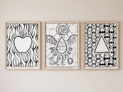 Reflection Coloring Cards Collections