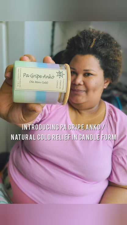 Pa Gripe Ankò (No More Cold) - Functional Premium Candle