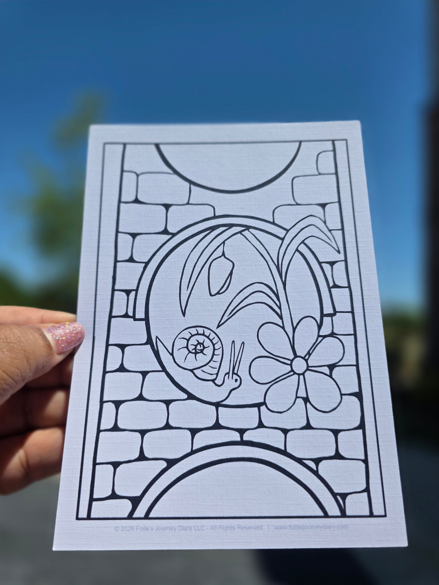 Inner Signals - May 2026 Reflection Coloring Cards